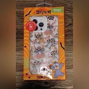 Disney Stitch Halloween Phone Case - Orange and Purple